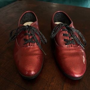 American Apparel Ruby Red Dancing shoes size 10